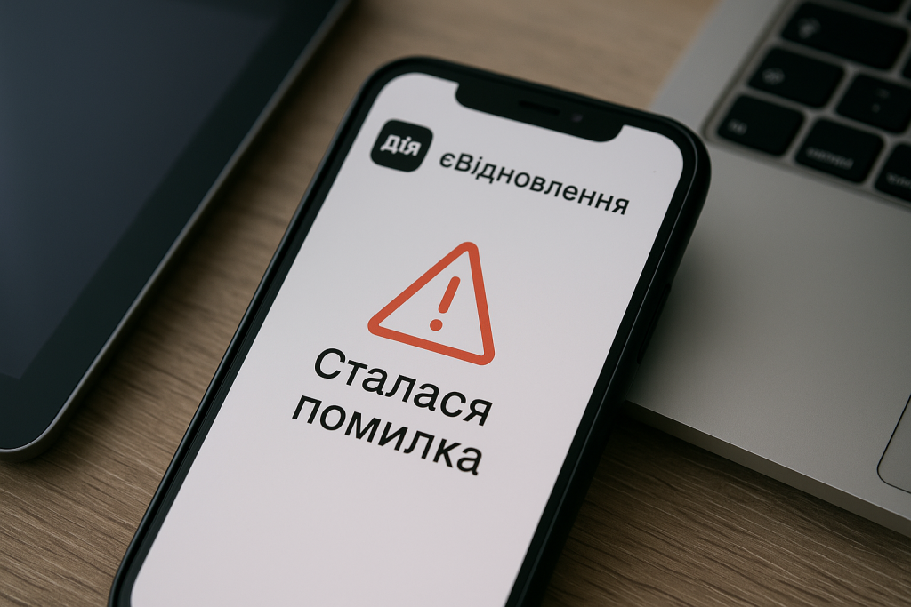 Проблемы в Дії: сбои в работе єВідновлення и єОселя